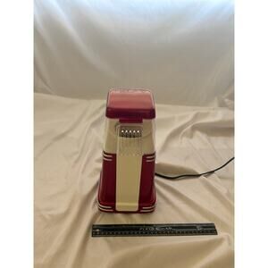 Nostalgia Electrics Mini Retro Popcorn Maker RHP310 Red Hot Air Popper 1950s